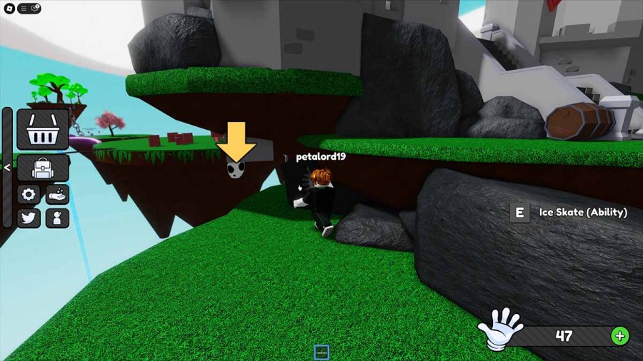 Slap Battles Easter Egg location
