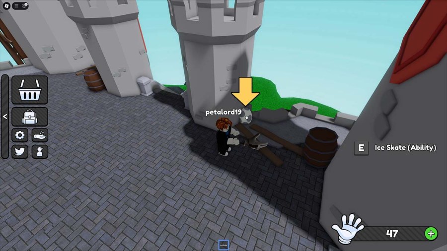 Slap Battles Easter Egg location