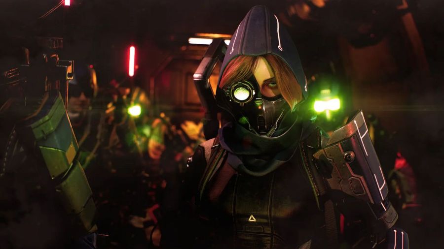 Tempest Rising character from a cutscene