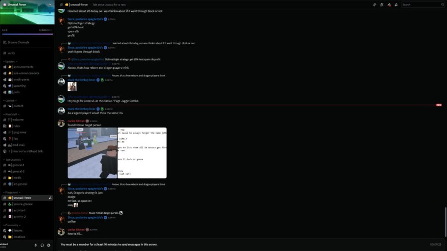 Unusual Force Discord