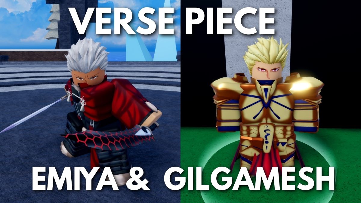 how to get emiya and gilgamesh verse piece roblox experience
