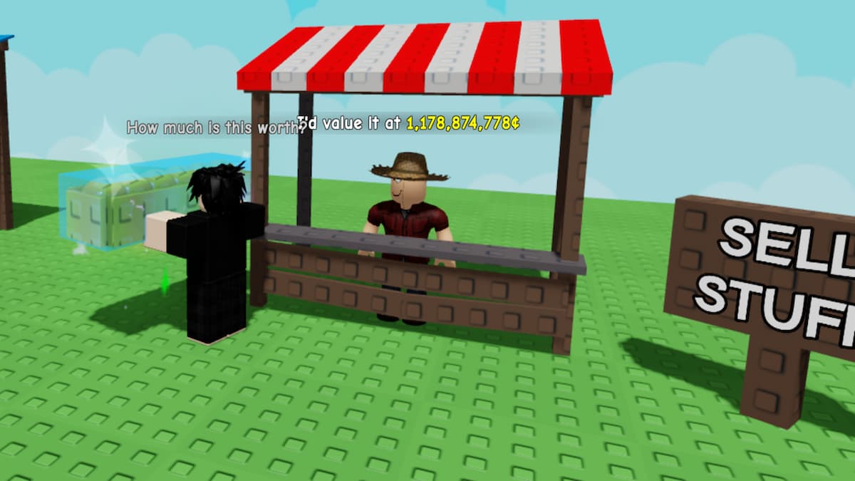 A player selling Beanstalk in Grow A Garden