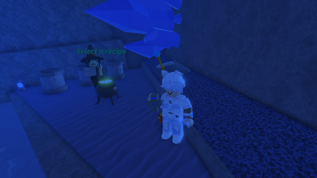 A Witch with her Cauldron in Fisch