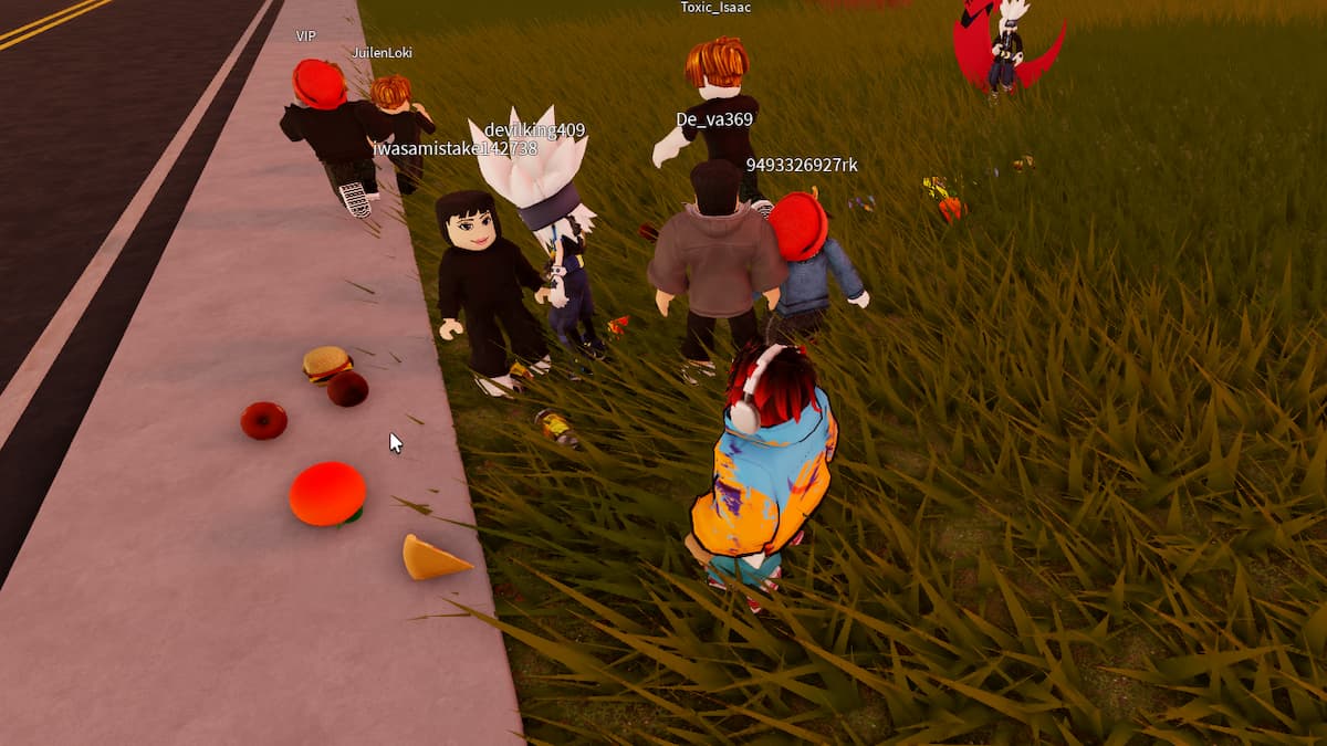 Several Players fighting for Supplies in Dangerous Night