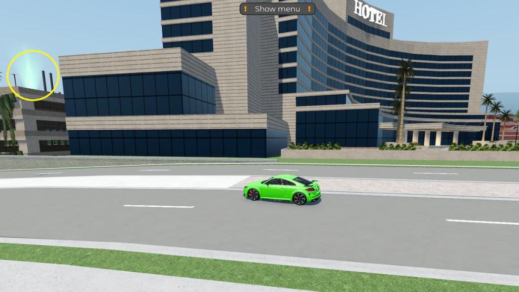 A Wheel part in Driving Empire