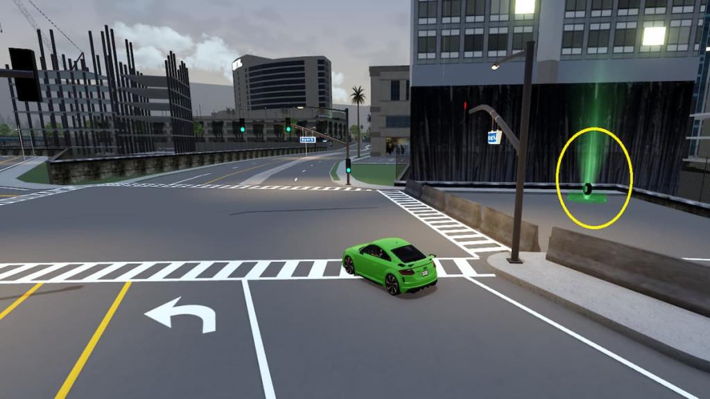 A Wheel part in Driving Empire