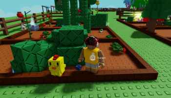 A Chicken Pet in Grow A Garden