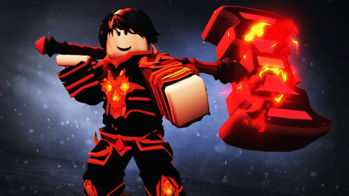 A player standing with a weapon