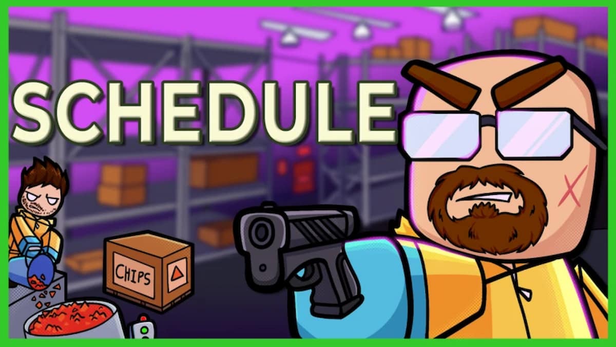 A man pointing gun in Schedule