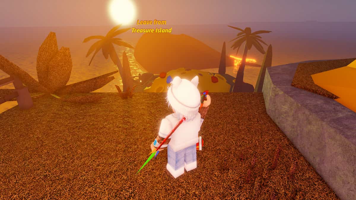 Leaving the Treasure Island in Fisch