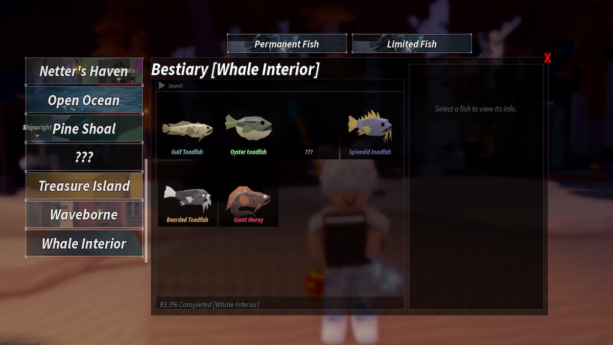 The Whale Interior Bestiary