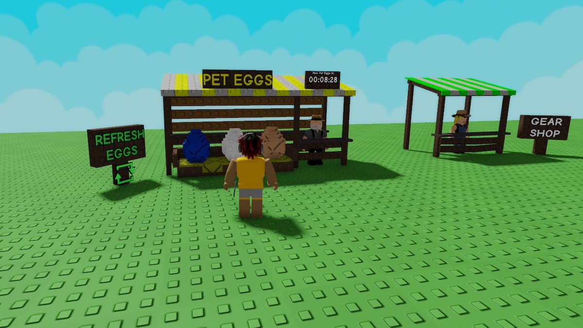 A Pet Store in Grow A Garden