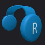 A Blue Headphones