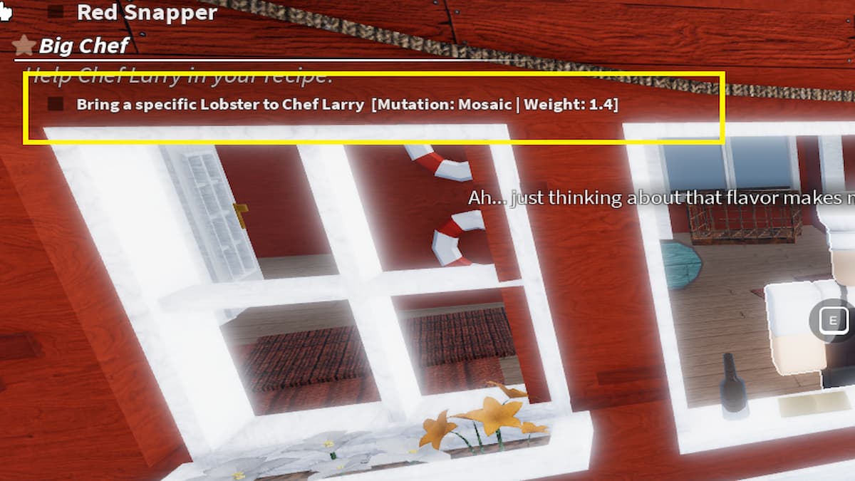 The Chef Lobster conditions in Roblox