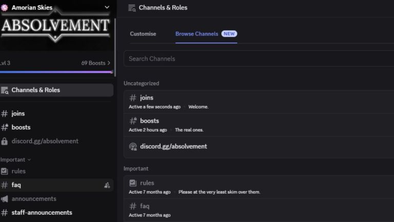 Absolvement Trello Link & Discord Server | Pro Game Guides