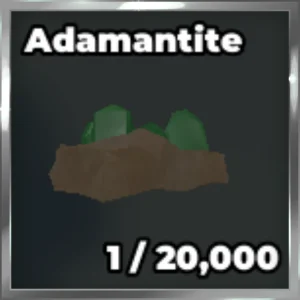 Adamantite ore from the Untitled Drill Game Roblox experience.