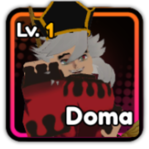 Doma unit from the Anime Saga Roblox experience.