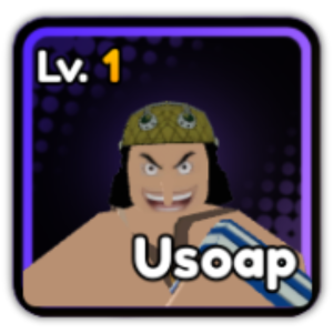 Usop unit from the Anime Saga Roblox experience.