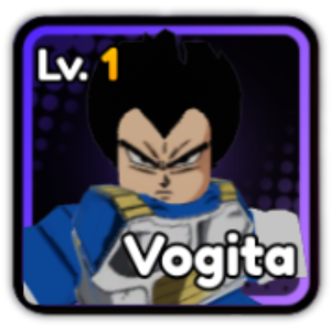 Vogita unit from the Anime Saga Roblox experience.