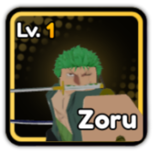 Zoru unit from the Anime Saga Roblox experience.