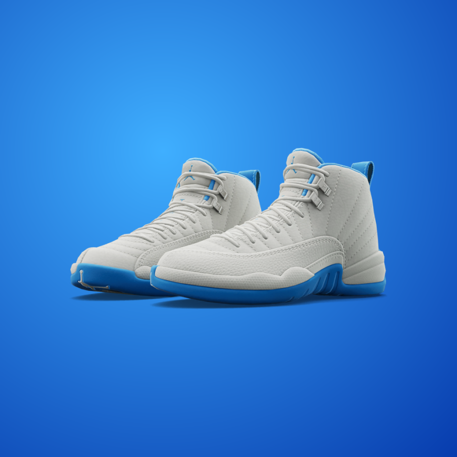 Air Jordan 12 Retro ‘White/University Blue’ shoes