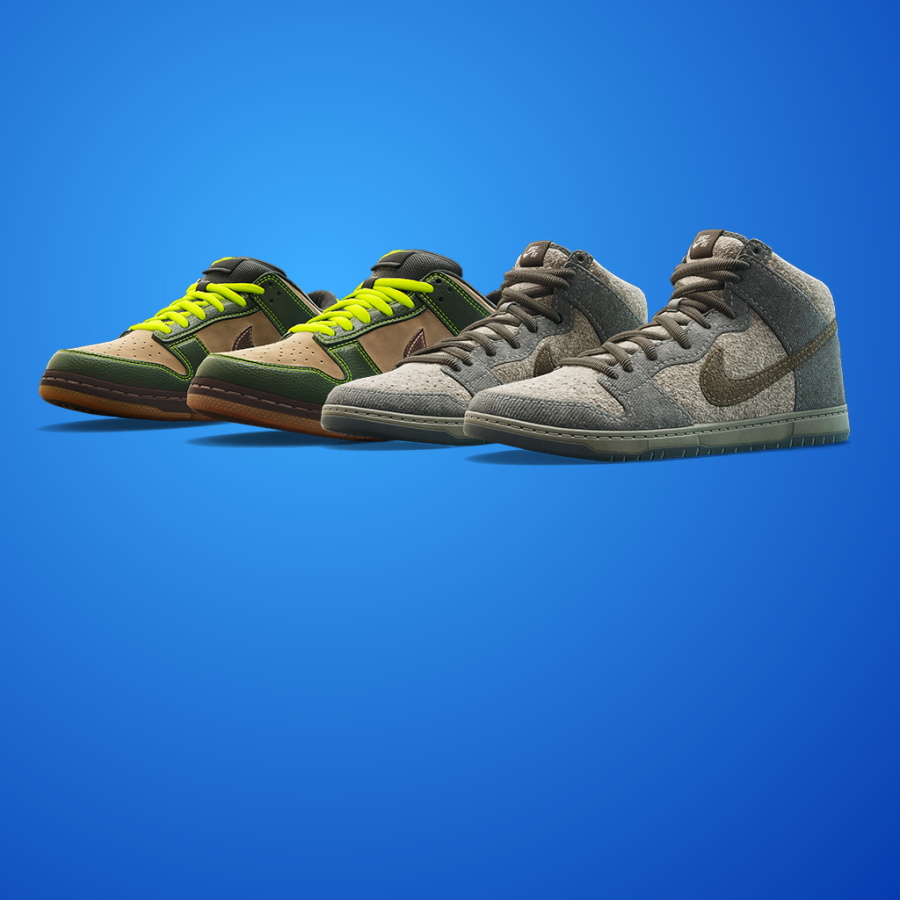 Nike SB Dunk Low and Dunk High Bundle Item Bundle