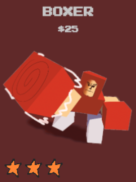 Boxer unit from the Stud Tower Defense Roblox experience.