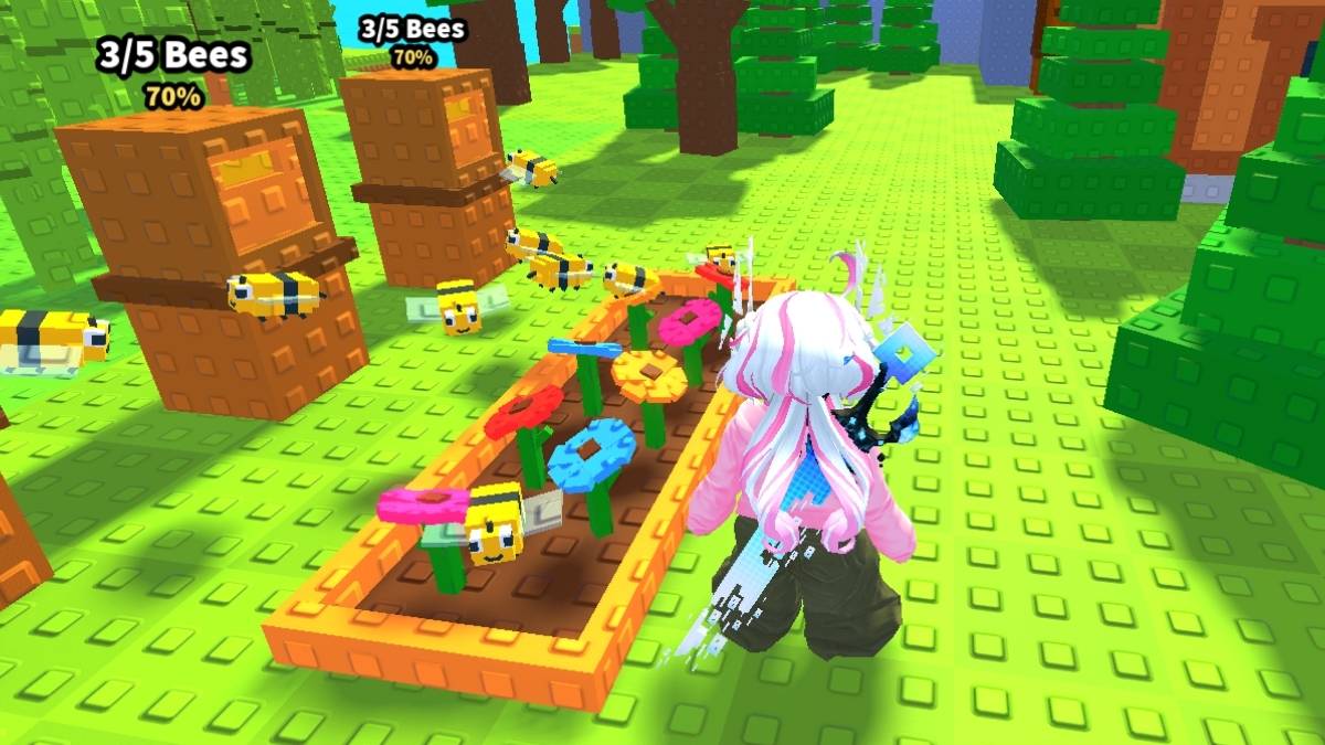Bee farm in Build an Island