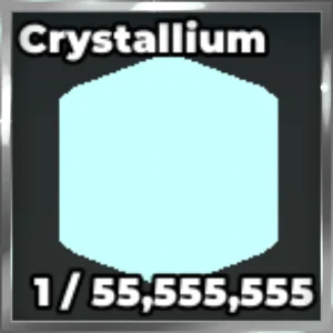 Crystallium ore from the Untitled Drill Game Roblox experience.