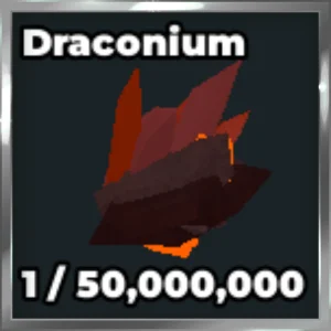 Draconium ore from the Untitled Drill Game Roblox experience.