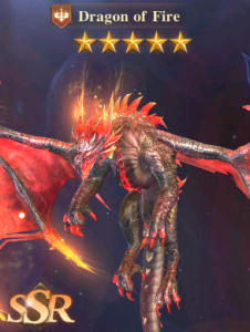 Dragon of Fire hero from ATHENA: Blood Twins.