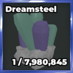 Dreamsteel ore from the Untitled Drill Game Roblox experience.