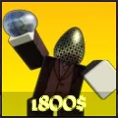 Golden Egginator unit from the Wild Rails Tower Defense Roblox experience.