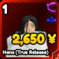 Hana True Release unit in Anime Rangers X