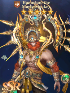 Hanuman the Magic Monkey hero from ATHENA: Blood Twins.