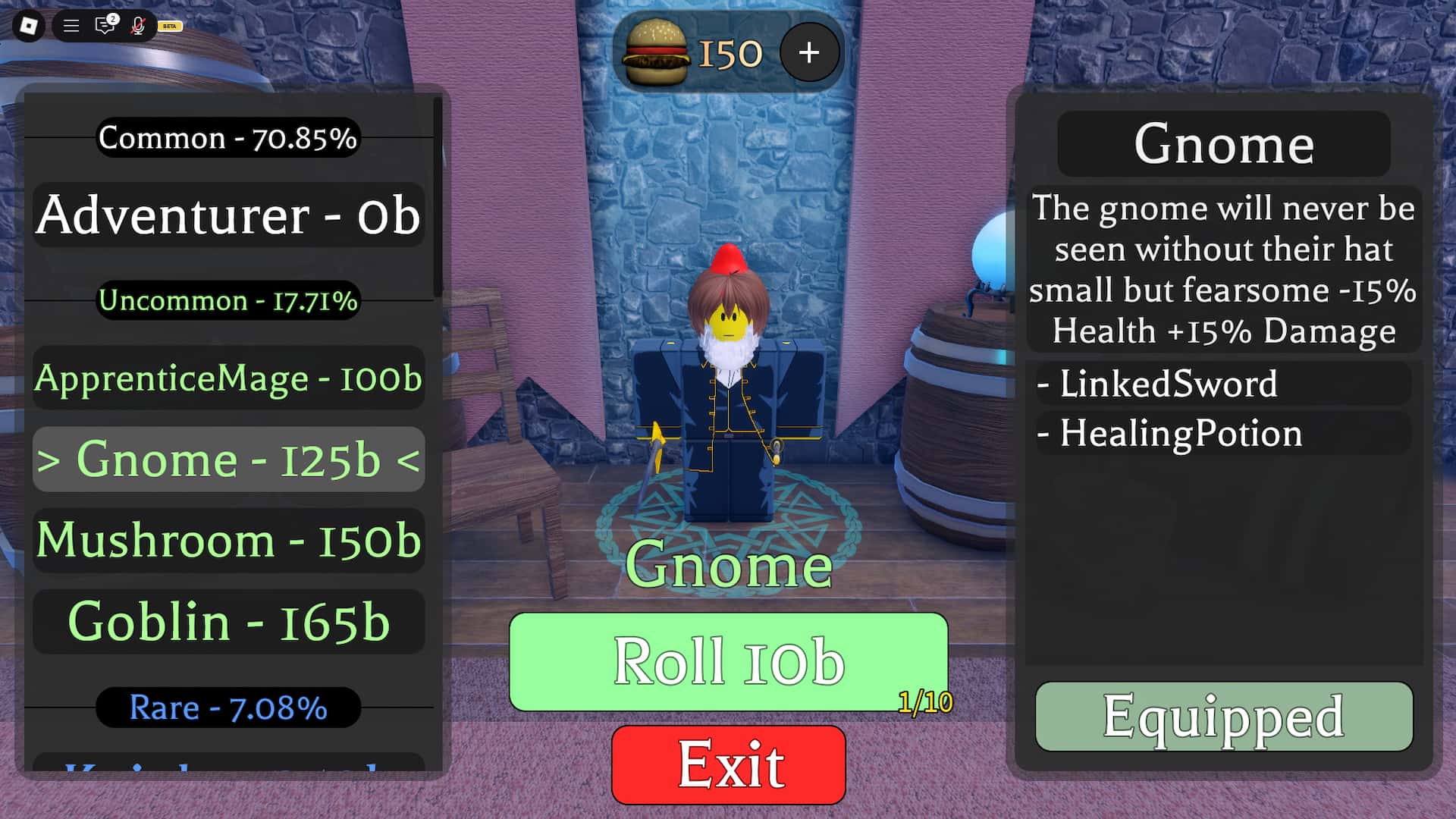 How to change your class in Dead Spells Roblox experience.