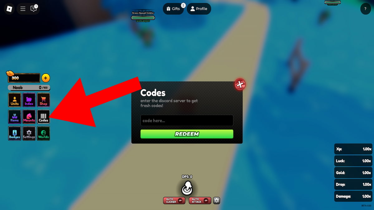 How to redeem Infinity Fighters codes.