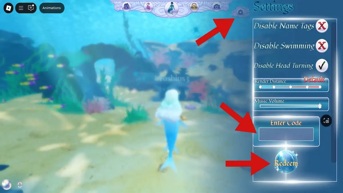 Redeeming codes in Mermaid Isle