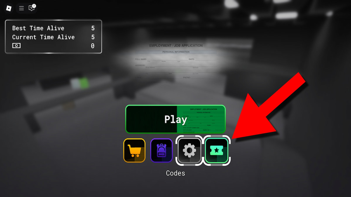 How to redeem Survive The Job Application codes.