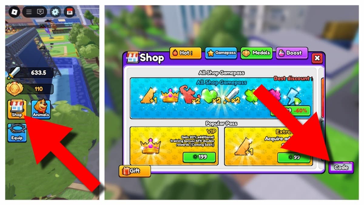 How to redeem Train Dog to Fight codes