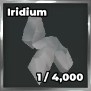 Iridium ore from the Untitled Drill Game Roblox experience.