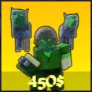 JadeMaster unit from the Wild Rails Tower Defense Roblox experience.