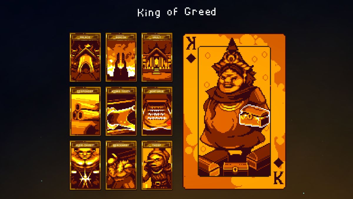 King of Greed in 9 Kings