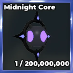 Midnight Core ore from the Untitled Drill Game Roblox experience.