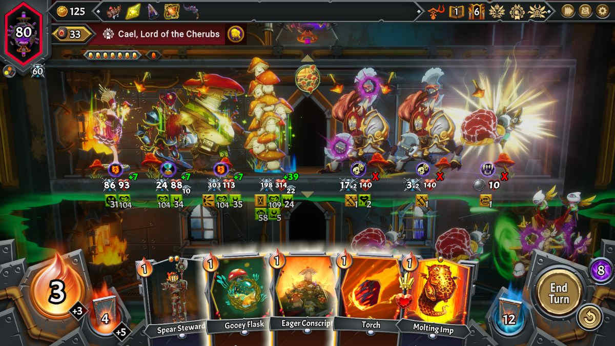 Underlegion Funguy build in Monster Train 2
