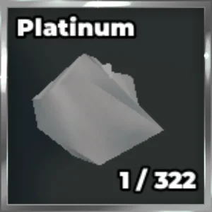 Platinum ore from the Untitled Drill Game Roblox experience.