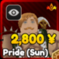 Pride Sun unit in Anime Rangers X Roblox experience