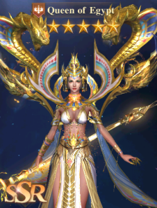 Queen of Egypt hero from ATHENA: Blood Twins.