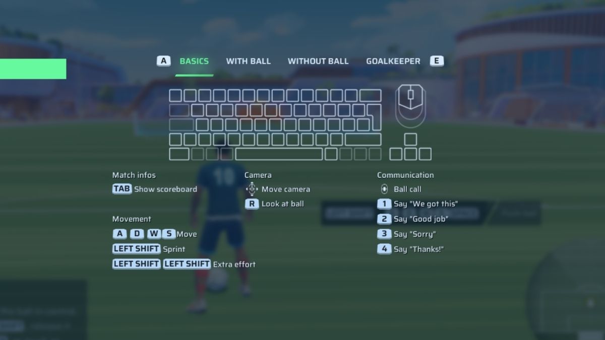 Rematch Keyboard and Mouse controls