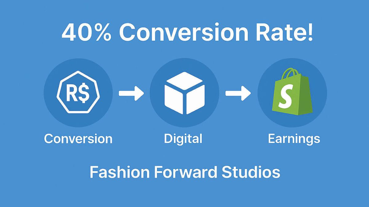 Conversion rates in Roblox monetization program
